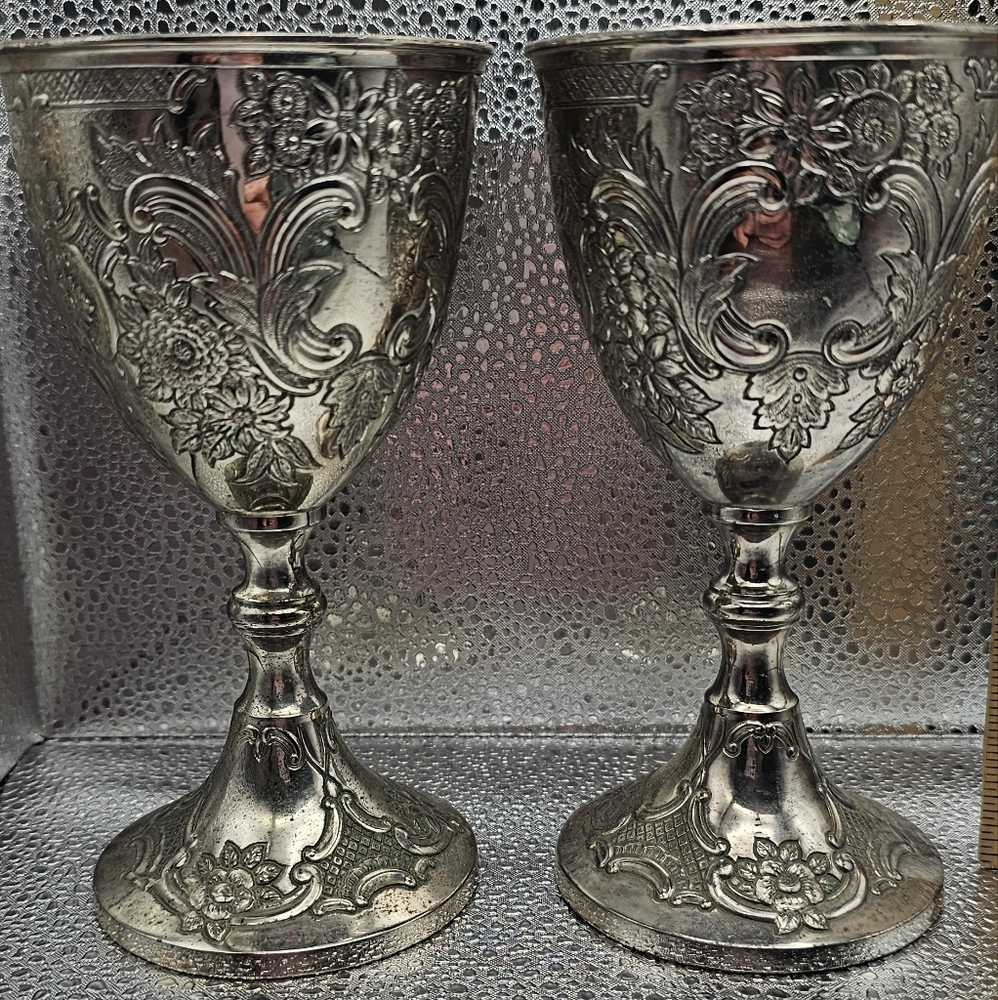 Beautiful vintage goblets